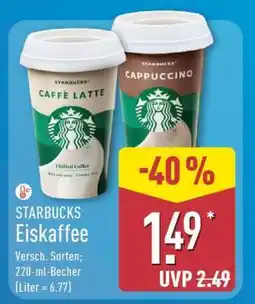 Aldi Nord STARBUCKS Eiskaffee Angebot