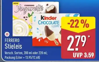 Aldi Nord FERRERO Stieleis Angebot