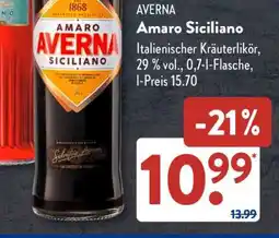 Aldi Süd Amaro Siciliano Angebot