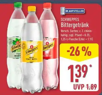 Aldi Nord SCHWEPPES Bittergetränk Angebot