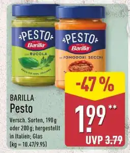 Aldi Nord Barilla Pesto Angebot