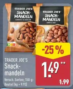 Aldi Nord TRADER JOE'S Snack-mandeln Angebot