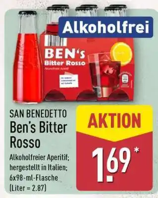 Aldi Nord SAN BENEDETTO Ben’s Bitter Rosso Angebot