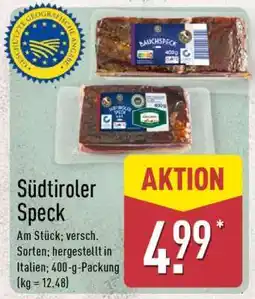 Aldi Nord Südtiroler Speck Angebot