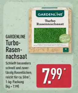 Aldi Nord GARDENLINE Turbo-Rasennachsaat Angebot