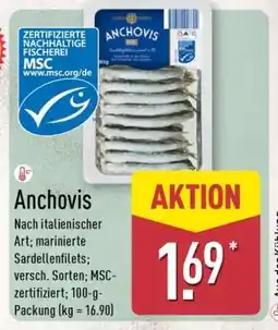 Aldi Nord Anchovis Angebot