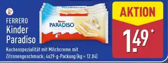 Aldi Nord Ferrero Kinder Paradiso Angebot