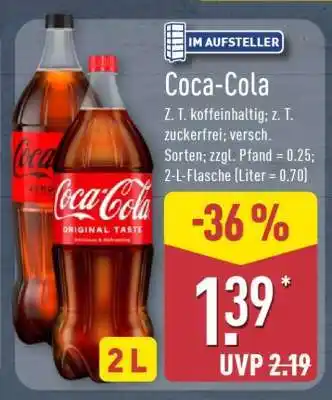 Aldi Nord Coca-Cola Angebot