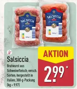 Aldi Nord Salsiccia Angebot
