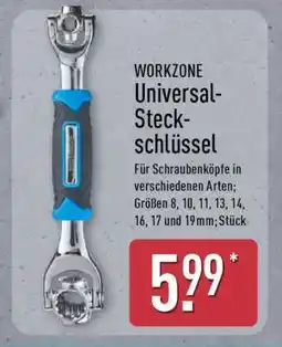 Aldi Nord WORKZONE Universal-Steckschlüssel Angebot