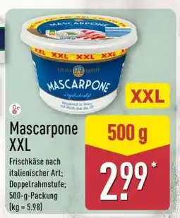 Aldi Nord Mascarpone XXL Angebot