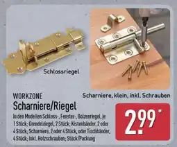 Aldi Nord WORKZONE Scharniere / Riegel Angebot