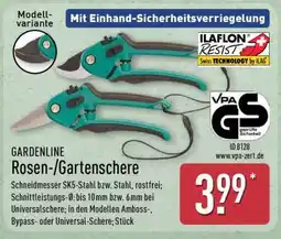 Aldi Nord GARDENLINE Rosen- & Gartenschere Angebot