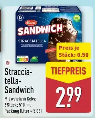 Aldi Nord Stracciatella-Sandwich Angebot