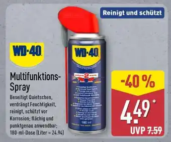 Aldi Nord WD-40 Multifunktions-Spray Angebot