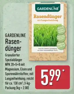 Aldi Nord GARDENLINE Rasendünger Angebot