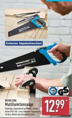 Aldi Nord WORKZONE Multifunktionssäge Angebot