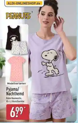 Aldi Nord Pyjama/Nachthemd Angebot