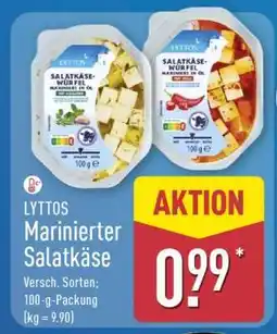 Aldi Nord LYTTOS Marinierter Salatkäse Angebot