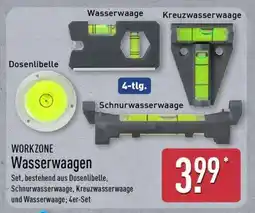 Aldi Nord WORKZONE Wasserwaagen Angebot