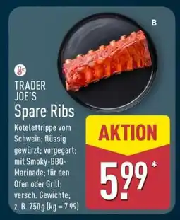Aldi Nord TRADER JOE’S Spare Ribs Angebot
