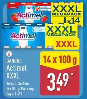 Aldi Nord Actimel XXXL Angebot