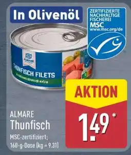 Aldi Nord ALMARE Thunfisch Angebot