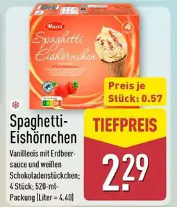 Aldi Nord Spaghetti-Eishörnchen Angebot