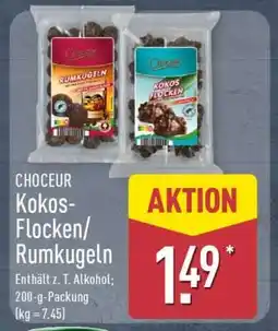Aldi Nord CHOCEUR Kokos-Flocken/Rumkugeln Angebot