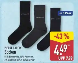 Aldi Nord pierre cardin Socken Angebot