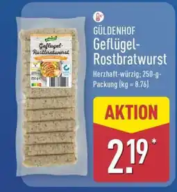 Aldi Nord GÜLDENHOF Geflügel-Rostbratwurst Angebot