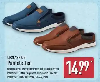 Aldi Nord UP2FASHION Pantoletten Angebot