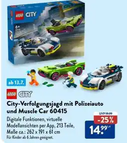 Aldi Nord City-Verfolgungsjagd mit Polizeiauto und Muscle Car 60415 Angebot