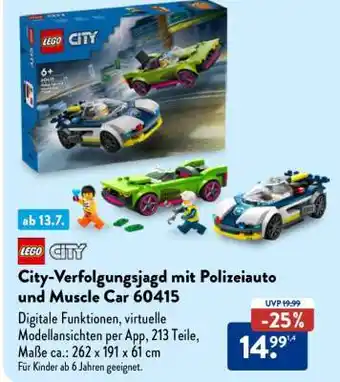 Aldi Nord City-Verfolgungsjagd mit Polizeiauto und Muscle Car 60415 Angebot