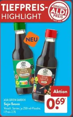 Aldi Süd ASIA GREEN GARDEN Soja-Sauce Angebot