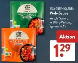 Aldi Süd ASIA GREEN GARDEN Wok-Sauce Angebot