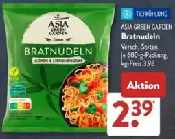 Aldi Süd ASIA GREEN GARDEN Bratnudeln Angebot