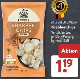 Aldi Süd ASIA GREEN GARDEN Krabbenchips Angebot