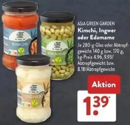 Aldi Süd ASIA GREEN GARDEN Kimchi, Ingwer oder Edamame Angebot