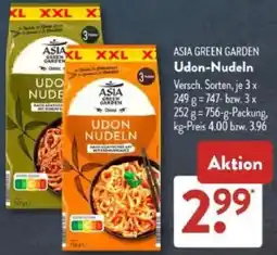 Aldi Süd ASIA GREEN GARDEN Udon-Nudeln Angebot