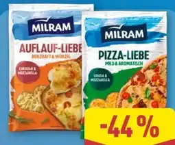 Aldi Nord Milram Reibekäse Pizza-Liebe Angebot