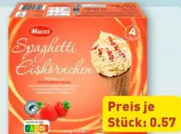Aldi Nord Mucci Spaghetti-Eishörnchen Angebot