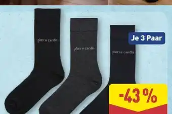 Aldi Nord Pierre Cardin Herren-Socken 3 Paar Angebot