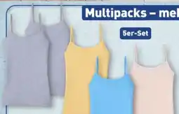 Aldi Nord Up2Fashion Damen Unterhemden 5er-Set Angebot