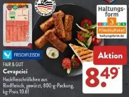 Aldi Süd FAIR & GUT Cevapcici Angebot