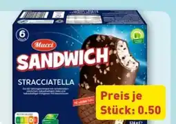 Aldi Nord Mucci Stracciatella-Sandwich Angebot