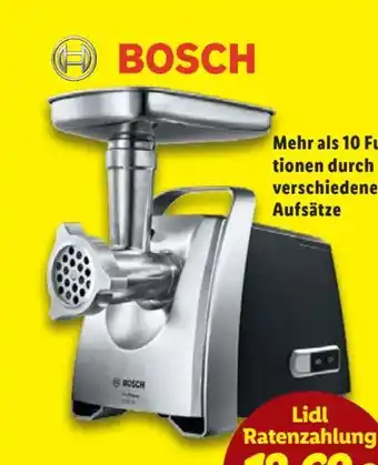 Lidl Bosch Fleischwolf MFW68640 Angebot
