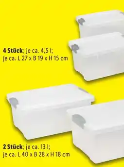 Lidl Livarno Home Aufbewahrungsboxen-Set Angebot
