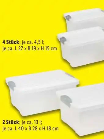 Lidl Livarno Home Aufbewahrungsboxen-Set Angebot