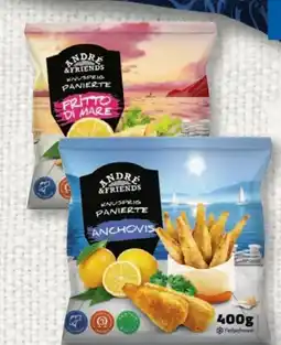 Lidl Andre's Fish & Friends Knusprig Panierte Anchovis Angebot
